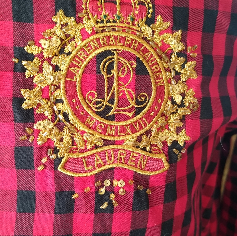 NWOT, Petite Large Lauren Ralph Lauren button down